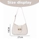 thumbnail image 2 of Bolso de hombro para mujer Bolso de mano de moda Monedero pequeño Bolso de mano Bolso de mano con cinturón ajustable, 2 of 5