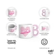 thumbnail image 4 of Zak Designs Barbie Ceramic Coffee Mug For Hot Drinks Collectible Keepsake With Sculpted Handle (15 Oz Barbie), 4 of 7
