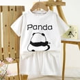 thumbnail image 2 of kmaduk Kids Clothes, Baby Outfits, Baby Clothes, Summer Girl's Set Round Neck Short Sleeve Shorts Loose Casual Two Piece Set size 2-3 Years, 2 of 5