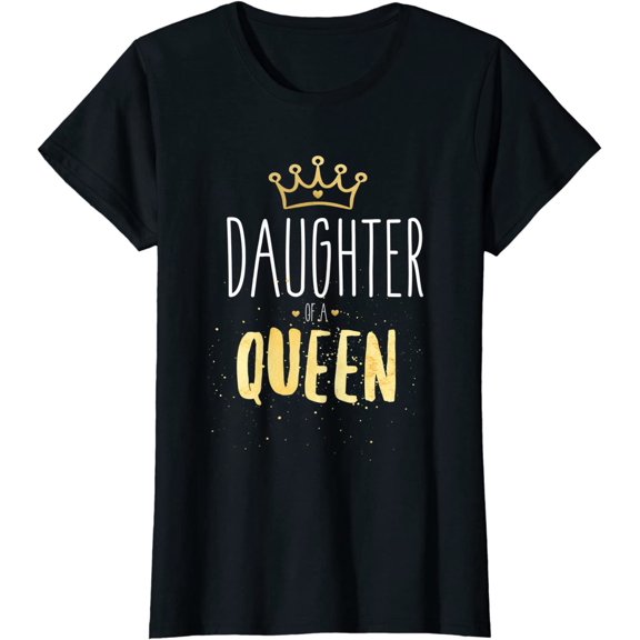 Mommy and Me Clothes Matching Daughter Mom Queen T Shirt