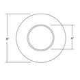 thumbnail image 5 of Nicor Lighting 17508OB Recessed Open Light Fixture Round Downlight Trim - Oil Rubbed Bronze, 5 of 5