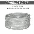 thumbnail image 5 of DESIGNICE 10Pcs Gold Bangles for Women Flexible Stacking Silver Cuff Bracelets Electroplating Girls Jewelry for Women Silver, 5 of 7
