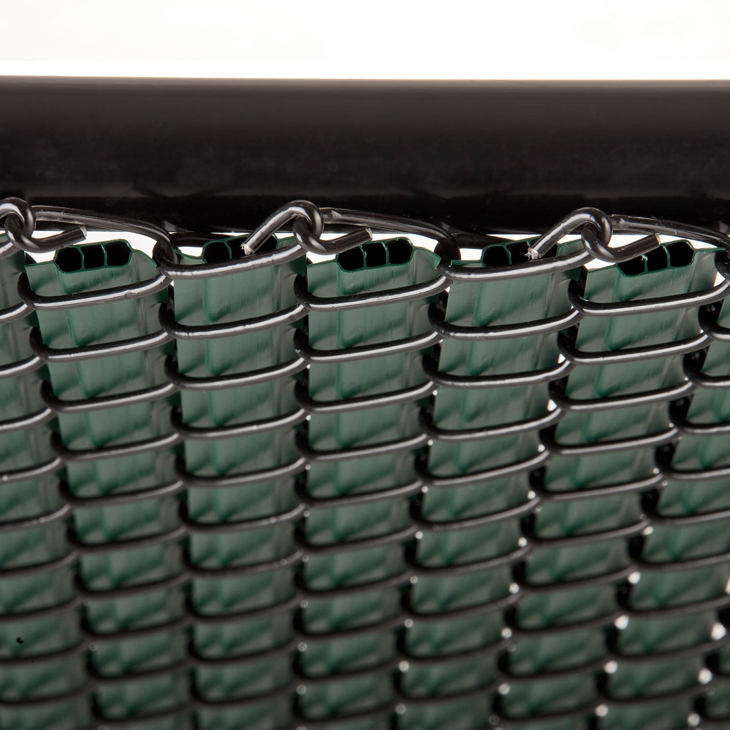Maximum Privacy Green SoliTube Slats™ for 4ft Chain Link Fence