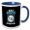 Blue/White, variant on 3drose, I Am an Operating Room Nurse. I Stop When I Am Done. Cool Nurse Gift, 11oz Magic Transforming Mug