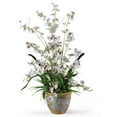 thumbnail image 6 of Nearly Natural Dancing Lady Silk Orchid Arrangement, White, 6 of 6