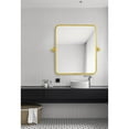 thumbnail image 3 of Elegant Decor Soft Corner Pivot Mirror 20X24 Inch In Gold, 3 of 10