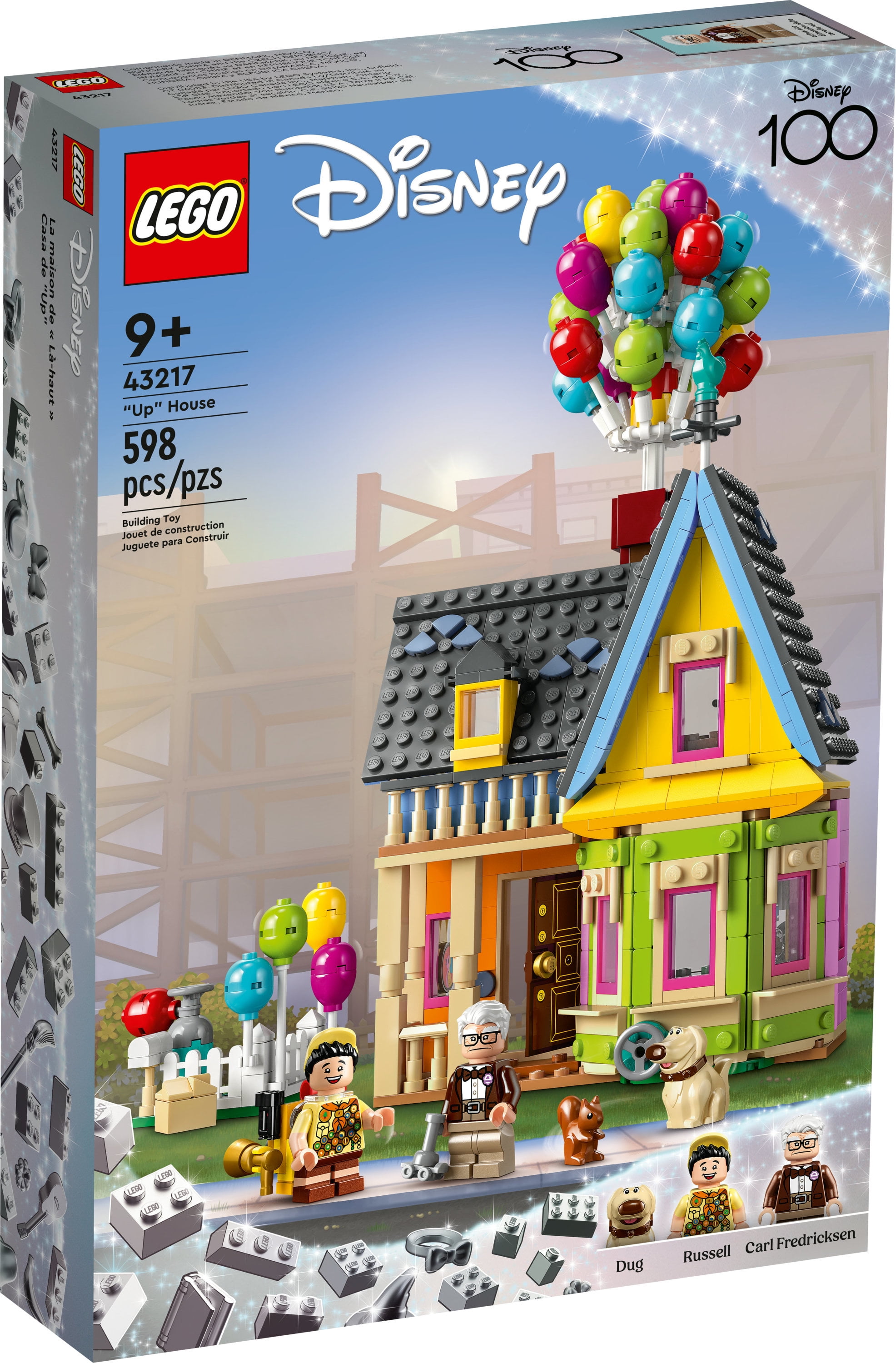 LEGO Disney and Pixar ‘Up’ House 43217 Disney 100 Celebration Classic  Building Toy Set for Kids and Movie Fans Ages 9+, A Fun Gift for Disney  Fans and