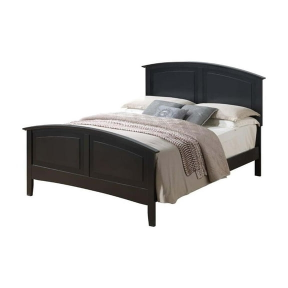 Glory Furniture Hammond Full Panel Bed in Black