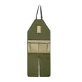 thumbnail image 1 of Destyer Polyester Apron Bib For Work Canvas Work Apron Apron Work Gear Adjustable For Canvas Apron With Apron Military Military green+khaki, 1 of 6