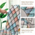 thumbnail image 5 of Yayeee 4 Pack Dining Chair Covers Stretch Parson Chairs Slipcovers Seat Protector, Colorful Art Pattern, 5 of 6
