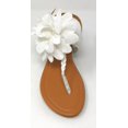 thumbnail image 2 of Victoria K Women's Braided Thong With Knitted Flower Wedge Sandals, 2 of 4
