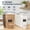 Black, variant on 2 PC 11L (372 oz) Extra Large Flour Sugar Storage Containers with Airtight Lids and Easy Carry Handles, BPA Free Kitchen Pantry Organizers for Rice Cereal