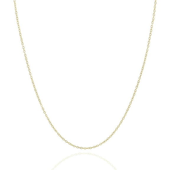 Jewelry Atelier Gold Chain Necklace Collection - 14K Solid Yellow Gold Filled Cable/Rolo/Pendant Link Chain Necklaces for Women and Men with Different Sizes (2.0mm, 2.7mm, or 3.6mm)