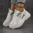 thumbnail image 3 of Zapatos De Plataforma De Malla Transpirable Para Mujer, Zapatos Casuales Al Aire Libre Con Cordones, Zapatos Deportivos Ligeros De Bajo Perfil, 3 of 4