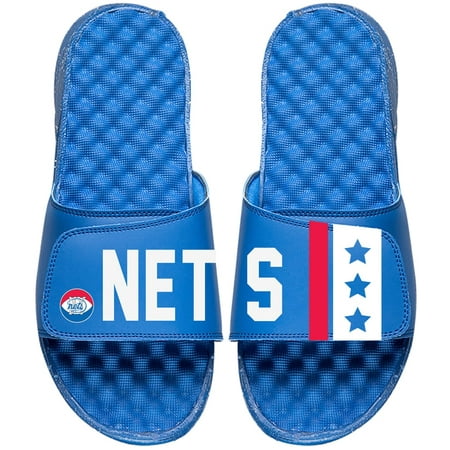 

ISlide Royal Brooklyn Nets NBA Hardwood Classics Jersey Slide Sandals