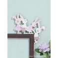 thumbnail image 3 of Easter Rabbit Corner Door Plate Decoration Door And Window Decoration Easter Rabbit Wooden Ornaments -jxlgv, 3 of 4