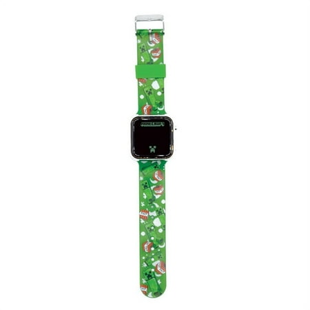 Accutime Watch AWC-56451-C Minecraft LED Touchscreen TNT Creeper Kids Watch