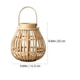 thumbnail image 2 of GETAJGHSD 1Pc cate Woven Candlestick Lantern Holder for Candle Decoration, 2 of 8