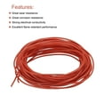 thumbnail image 4 of Silicona Cable 28AWG 28 Calibre Flexible Estañado Cobre Estándar Alta-Temperatura Conexión Cable Rojo 15 m/49,2 Pies para Coche Modelo Manipulador Electrodomésticos Aparatos, 4 of 7
