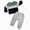 H234-Green, variant on TOWED22 2 Piece Toddler Baby Girl Boy Outfits Fall Winter Clothes Long Sleeve Color Block Sweatshirt Tops and Joggers Pants Set Clothing(Beige,0-6 Mouths)