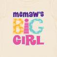thumbnail image 4 of Inktastic Memaw Big Girl Girls Baby T-Shirt, 4 of 5
