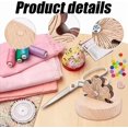thumbnail image 4 of 2 Pcs Daisy Thread Snip Cutters, Thread Cutter Blade Tools, Tabletop Blade Saver, Yarn with Anti-Slip Stand, 4 of 5