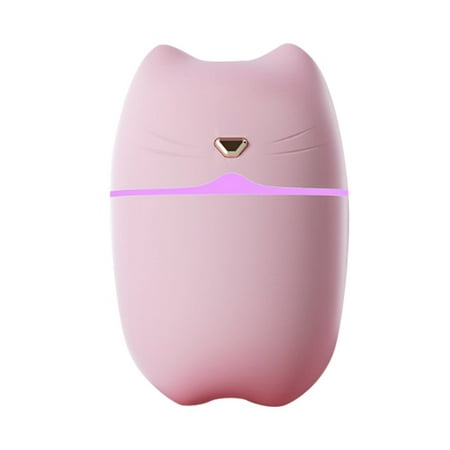 

George Portable USB Cool Mist Humidifier 260ML Aroma Essential Diffuser With 7 Kinds Of LED Light Desktop Air Humidifier For Home Car