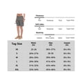 thumbnail image 5 of Little Donkey Andy Women's Hiking Shorts 9 Inch Inseam, Lightweight Golf Shorts Quick Dry with Zippered Pockets (Gray XXS), 5 of 6