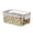 D, variant on mdesiwst Sealed Storage Box Transparent Multi-Compartment Food Container Stackable Airtight Canister for Kitchen Cabinet Pantry Loose Tea Leaves Herbs Spices