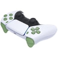thumbnail image 4 of eXtremeRate Matcha Green Replacement D-pad R1 L1 R2 L2 Triggers Share Options Face Buttons for ps5 Controller BDM-010/020, 4 of 5