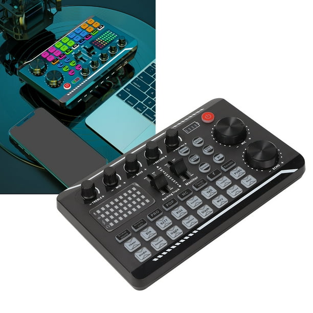 Podcast Equipment Bundle,F998 Live Sound Card Live Sound Card DJ