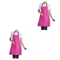 thumbnail image 4 of Guardoinrt 12pcs / Set Séchage Rapide et Élégant Réglable en Coton Lin Cuisine Bavoir Rouge 2Set, 4 of 6