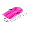 thumbnail image 1 of S SERENABLE Snow Sled Heavy Duty with Pull Rope Multifunctional with Brake Downhill Sled Pink, 1 of 9
