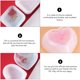 thumbnail image 4 of 2pcs Forma de corazón DIY Placa Molde forma cuadrada Bandeja de silicona DIY Molde, 4 of 5