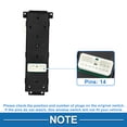 thumbnail image 4 of Interruptor de ventana eléctrica Unique Bargains No.935702B000S4 para el lado del conductor delantero izquierdo para Hyundai Santa Fe 2007-2011 Negro, 4 of 7