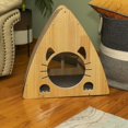 thumbnail image 4 of Armarkat S2106 Real Wood Triangular Natural Solid Wood Cat Condo, Medium, 4 of 4