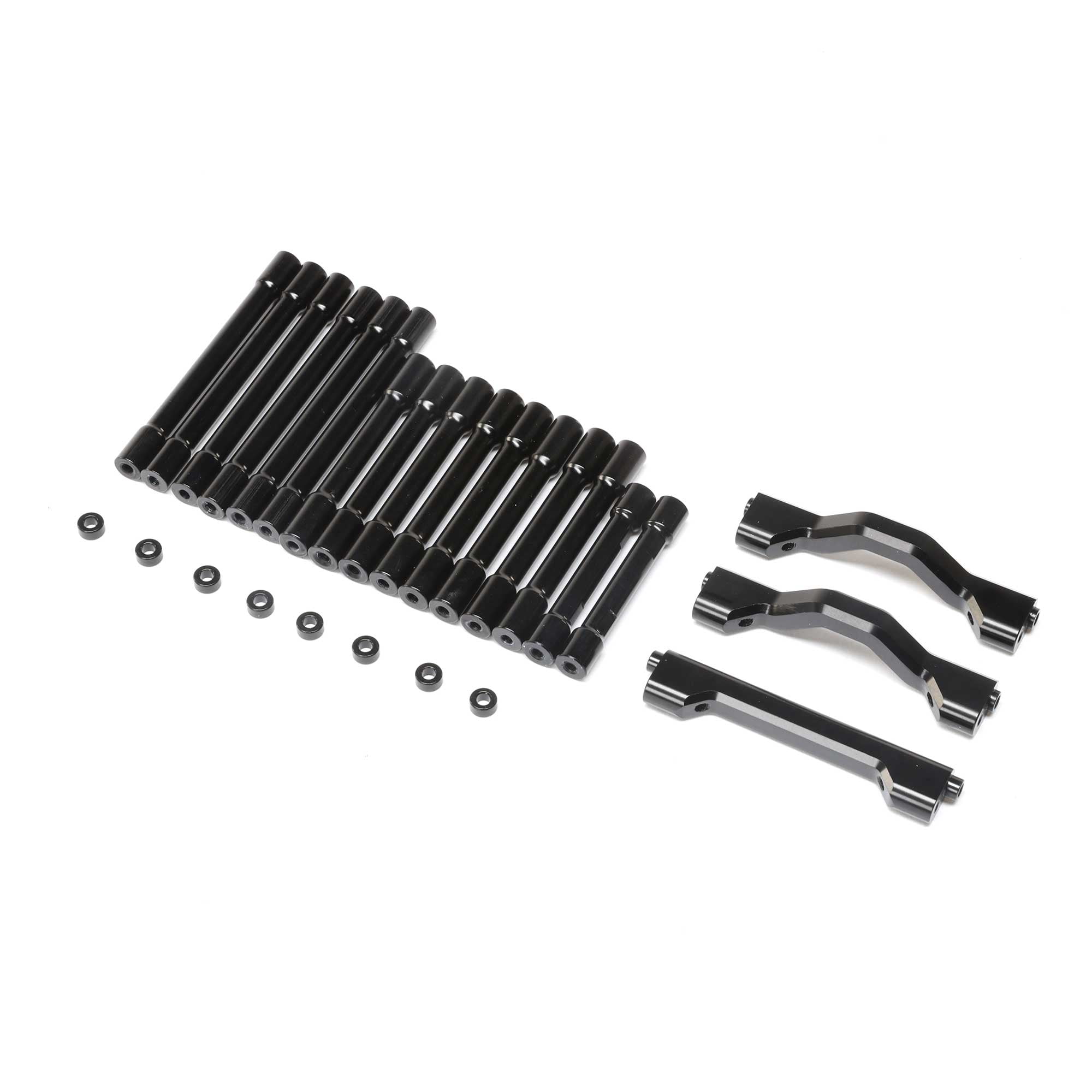 Kit Ammortizzatori LOSI Da 15 Mm (Anteriori) – 2 Pezzi Per 8IGHT RTR. Ricambio Originale In Plastica Per Modellismo RC. Marca Losi, Codice LOS243002.