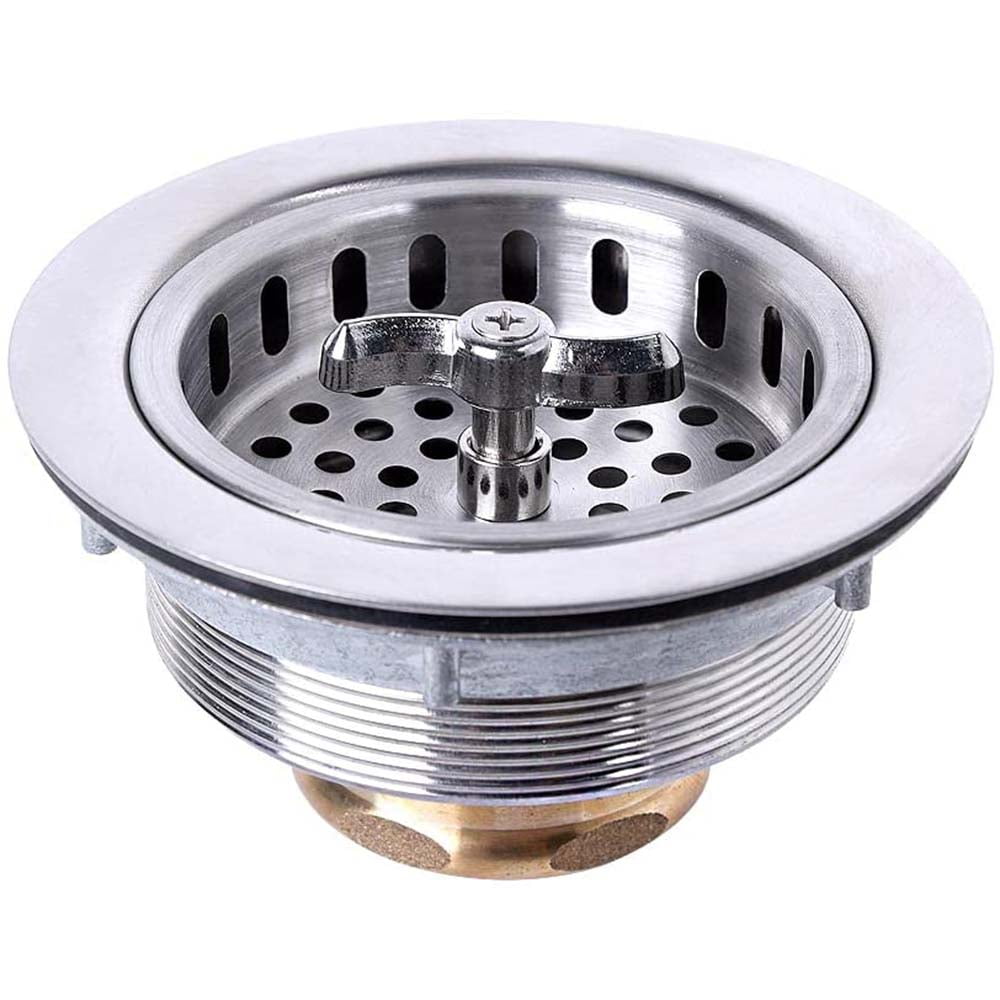 Thrifco 4400411 31/2 Inch Twist Tight Kitchen Sink Strainer Assembly