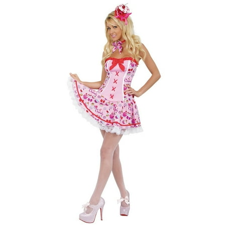 Cupcake Girl Adult Costume - X-Large