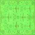 thumbnail image 1 of Ahgly Company Indoor Square Oriental Green Traditional Area Rugs, 8' Square, 1 of 4