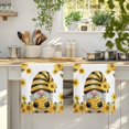 thumbnail image 4 of Sunflower Gnomes Kitchen Towels Set of 2, Summer Botanical Bee Yellow Absorbent Dish Towels for Kitchen, Microfiber Hand Towel, Quick Drying Tea Towel for Cleaning Decorative Dishcloths, 4 of 7