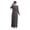 Dark Grey-M, variant on Long Sleeve Dress for Pregnant Women Maternity Vertical Stripe Dress Autumn Winter Fabric Breathable Pregnancy Clothes