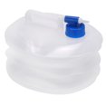 thumbnail image 4 of Contenedor de agua plegable de 5L, cubo de agua portátil ligero no tóxico, buena hermeticidad, para acampar y senderismo, 4 of 10