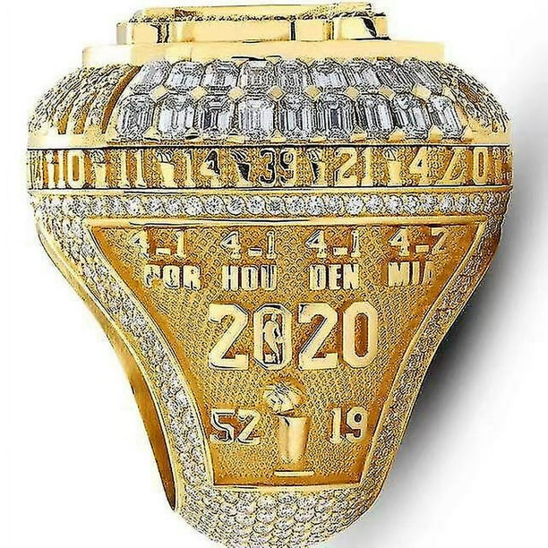 Anillo de campeonato de baloncesto 2020 de Los Angeles Lakers YONGSHENG 8390611055080 Bodega Aurrera en linea