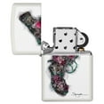 thumbnail image 4 of Zippo Spazuk Flower Pistol White Matte Pocket Lighter, 4 of 7