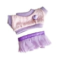 thumbnail image 2 of Conjunto de ropa para muñecas de 17 cm, bonito traje para muñecas, accesorios para muñecas, ropa, disfraces, suéteres para muñecas, regalos para niñas púrpura, 2 of 7