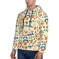 thumbnail image 3 of Uemuo Peanuts 8 Pattern Men's Hoodie - Casual Pullover Hoodie with Kangaroo Pocket, Stylish Hooded Sweatshirt for Everyday Wear-Small, 3 of 7