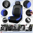 thumbnail image 2 of Universal Leather car seat Covers Sport fits Most Cars, SUVs, Trucks, and Vans, 2 of 10