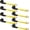 Yellow, variant on 8 Pack Lasso Tow Truck Straps with D Ring 11, 000 Lbs Break Strength D Ring Auto Tie Down Wheel Lift Trailer Strap for Hauling Utv SUV Wrecker Rollback (2" X 8ft,Orange)