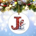 thumbnail image 4 of Christmas JoyMoreHome 26 Letters Red and White Christmas Ornaments Christmas Tree Decorations Pendant Christmas Tree Ornaments,Xmas Tree Hanging Decor Party Supplies, 4 of 5